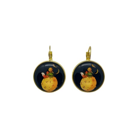 earrings steel gold little prince1